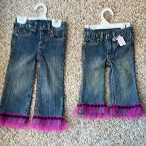 Toddler girls embellished jeans NWT